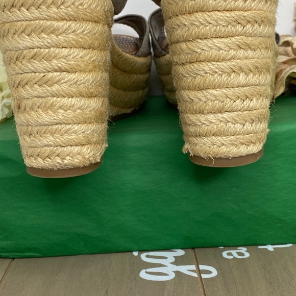 Circus by Sam Edelman Delilah Espadrille Wedge Sandal US/7M Putty - Picture 11 of 16